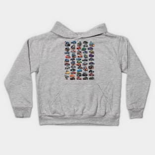 Hot Rods, Muscle Cars, Street Rods, Trucks and Motorcycle Madness! Kids Hoodie
